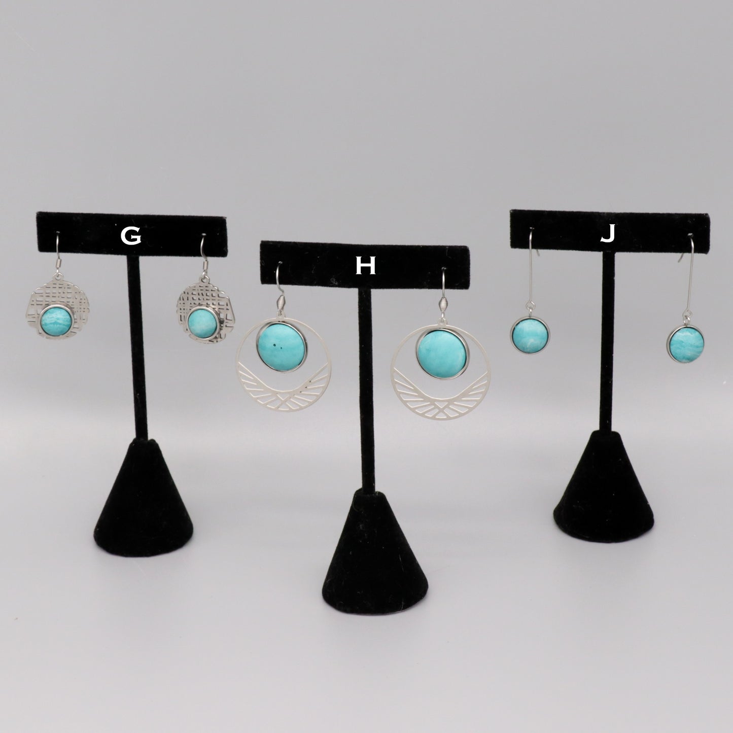 Aqua Concrete & Steel Jewelry Collection