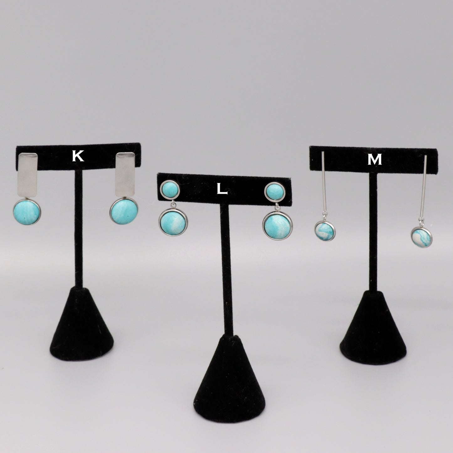 Aqua Concrete & Steel Jewelry Collection