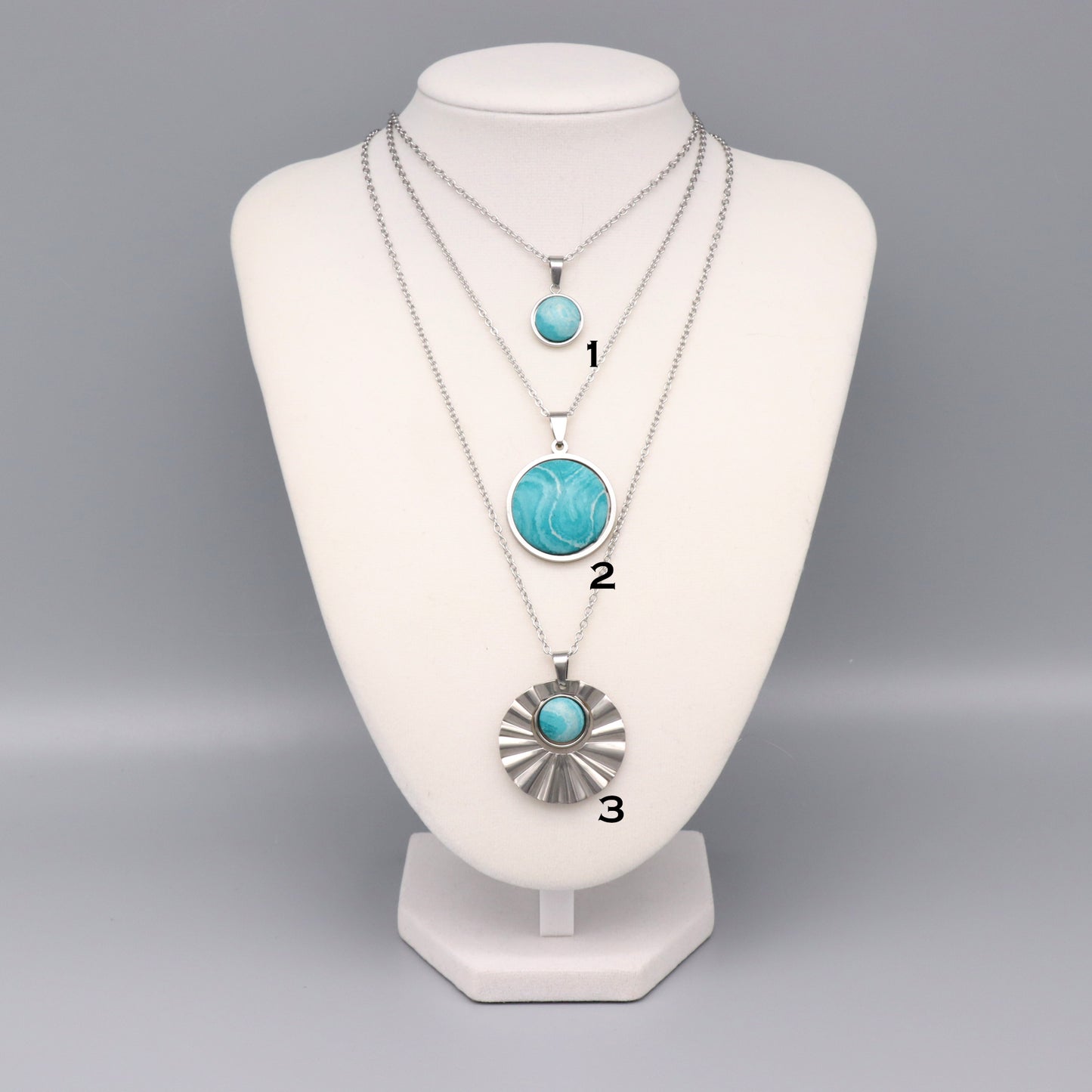 Aqua Concrete & Steel Jewelry Collection
