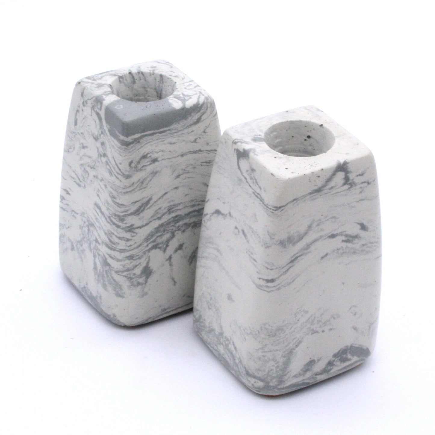 Concrete Taper Candle Holders