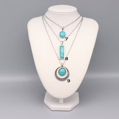 Aqua Concrete & Steel Jewelry Collection - March 2025