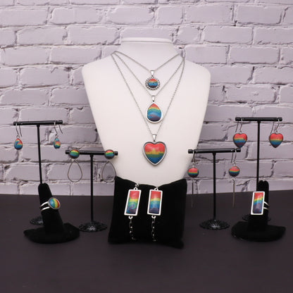 Rainbow Concrete & Steel Jewelry Collection - May 2025