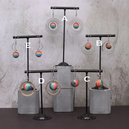 Rainbow Concrete & Steel Jewelry Collection - May 2025