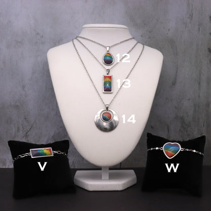 Rainbow Concrete & Steel Jewelry Collection - May 2025