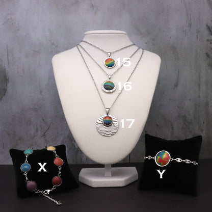 Rainbow Concrete & Steel Jewelry Collection - May 2025