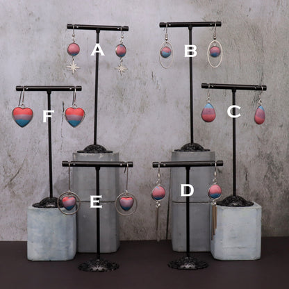 Bisexual Pride Concrete & Steel Jewelry Collection - June 2025