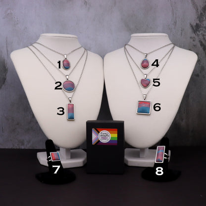 Bisexual Pride Concrete & Steel Jewelry Collection - June 2025