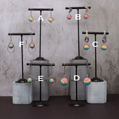 Pan Pansexual Pride Concrete & Steel Jewelry Collection - June 2025