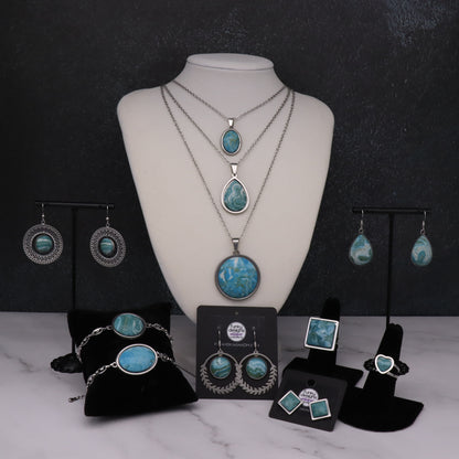 New Blue Planet Concrete & Steel Jewelry Collection - August 2025