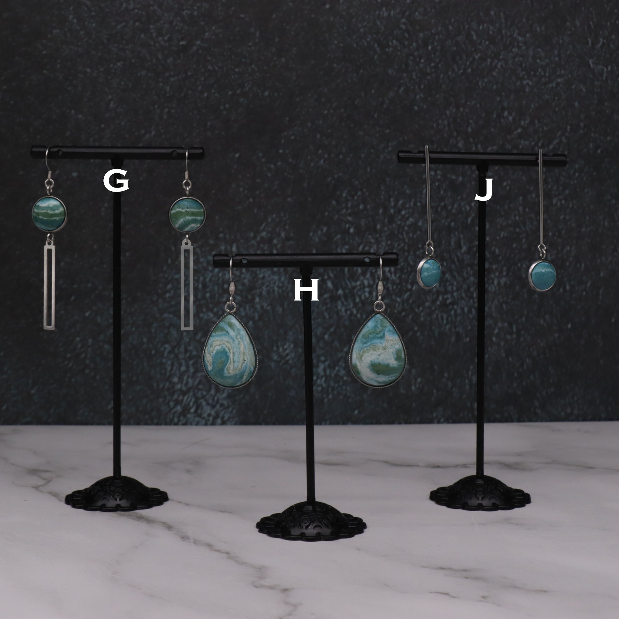 工芸品 Extremely rare brazier set New Blue Planet Concrete & Steel Jewelry Collection - August