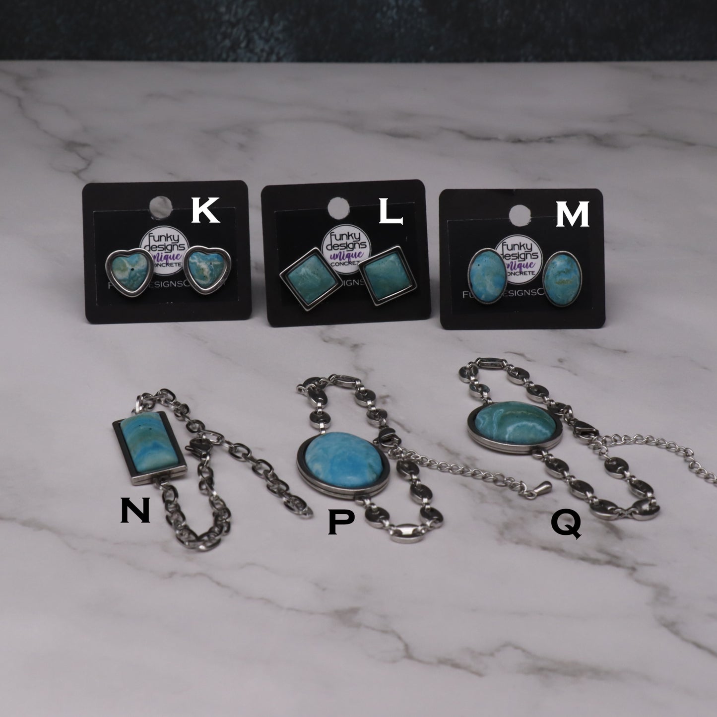 New Blue Planet Concrete & Steel Jewelry Collection - August 2025
