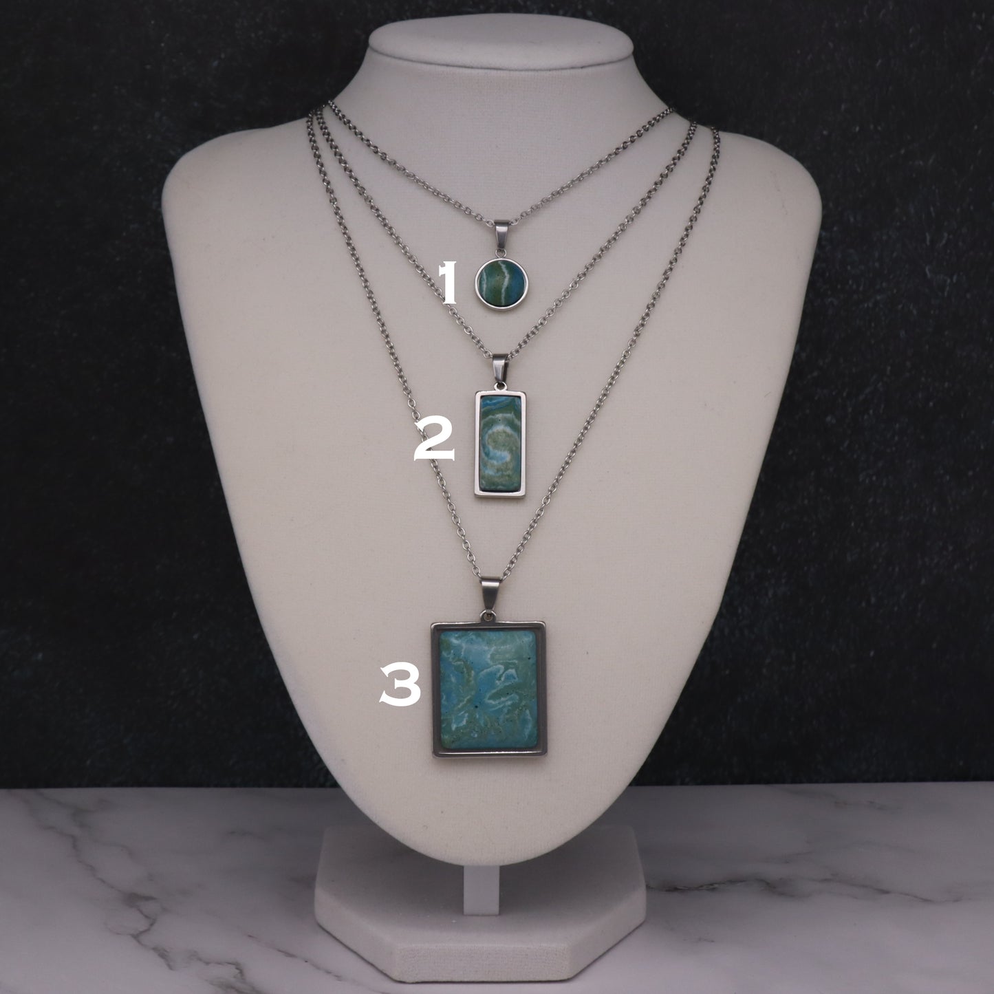 New Blue Planet Concrete & Steel Jewelry Collection - August 2025
