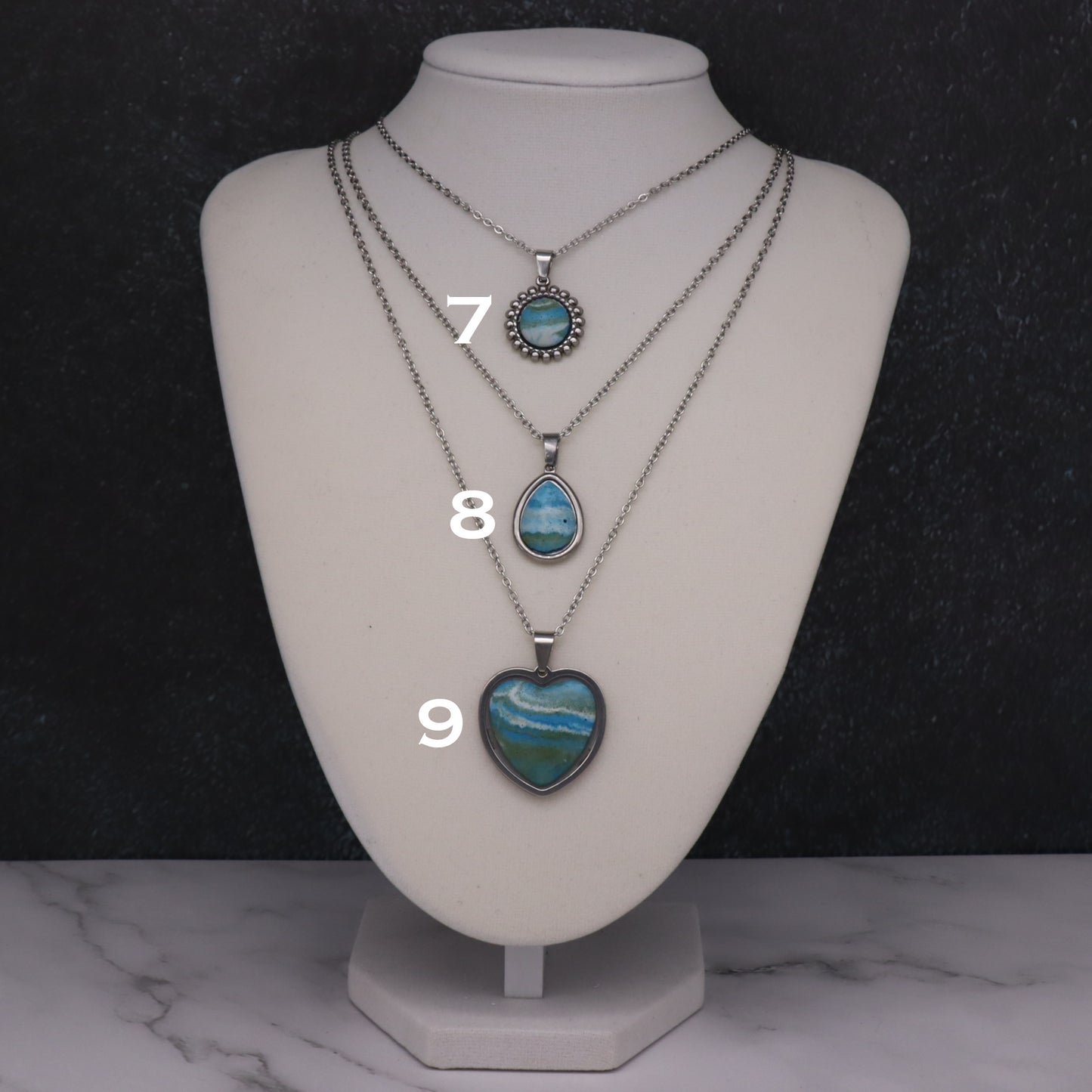 New Blue Planet Concrete & Steel Jewelry Collection - August 2025