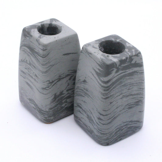 Concrete Taper Candle Holders